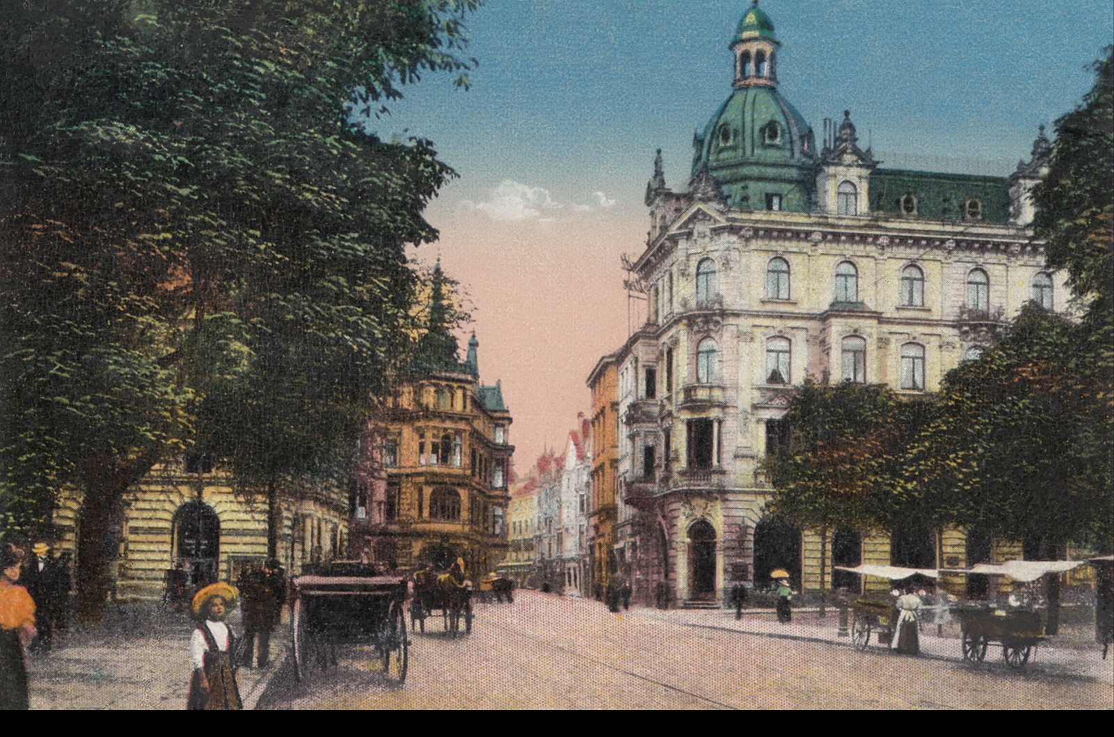 Blick in die Soegestrasse - Ueberblende-col