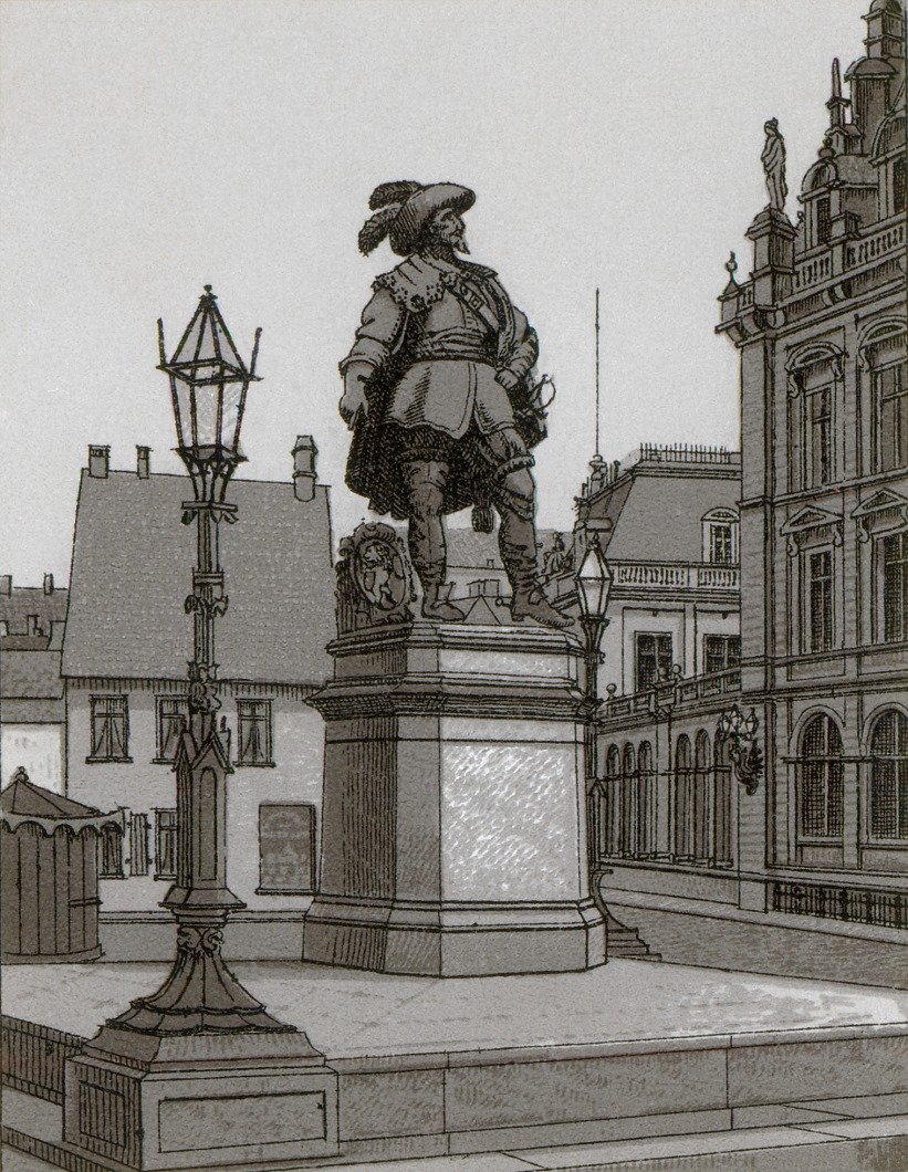 Stich 15 - Gustav-Adolph-Statue