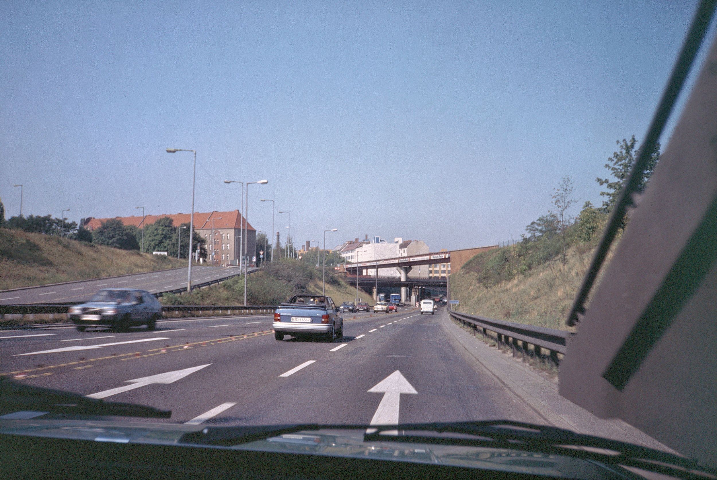 A100-Stadtautobahn, Sachsendamm-Bruecken