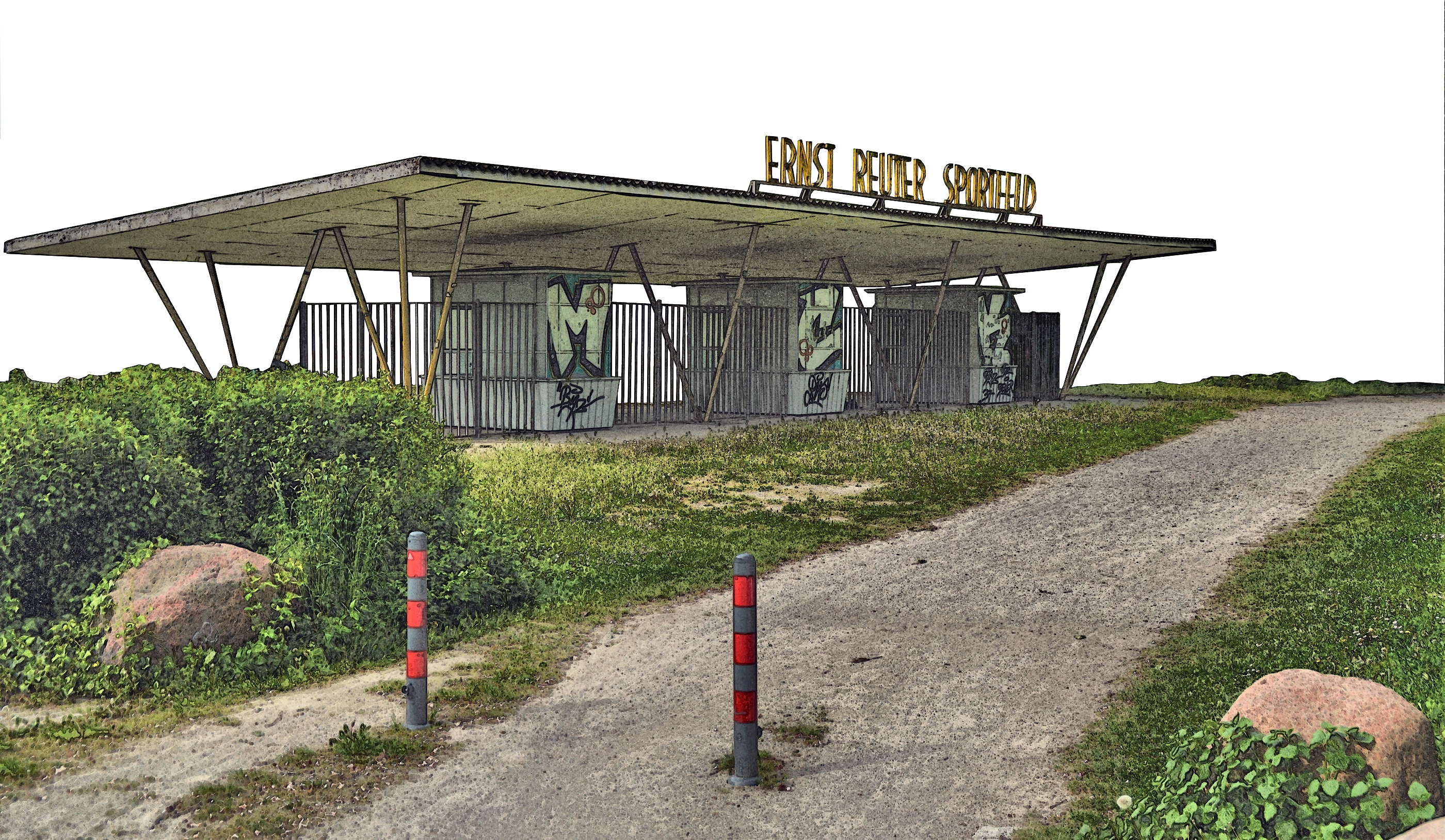 Eingang Ernst-Reuter-Sportfeld