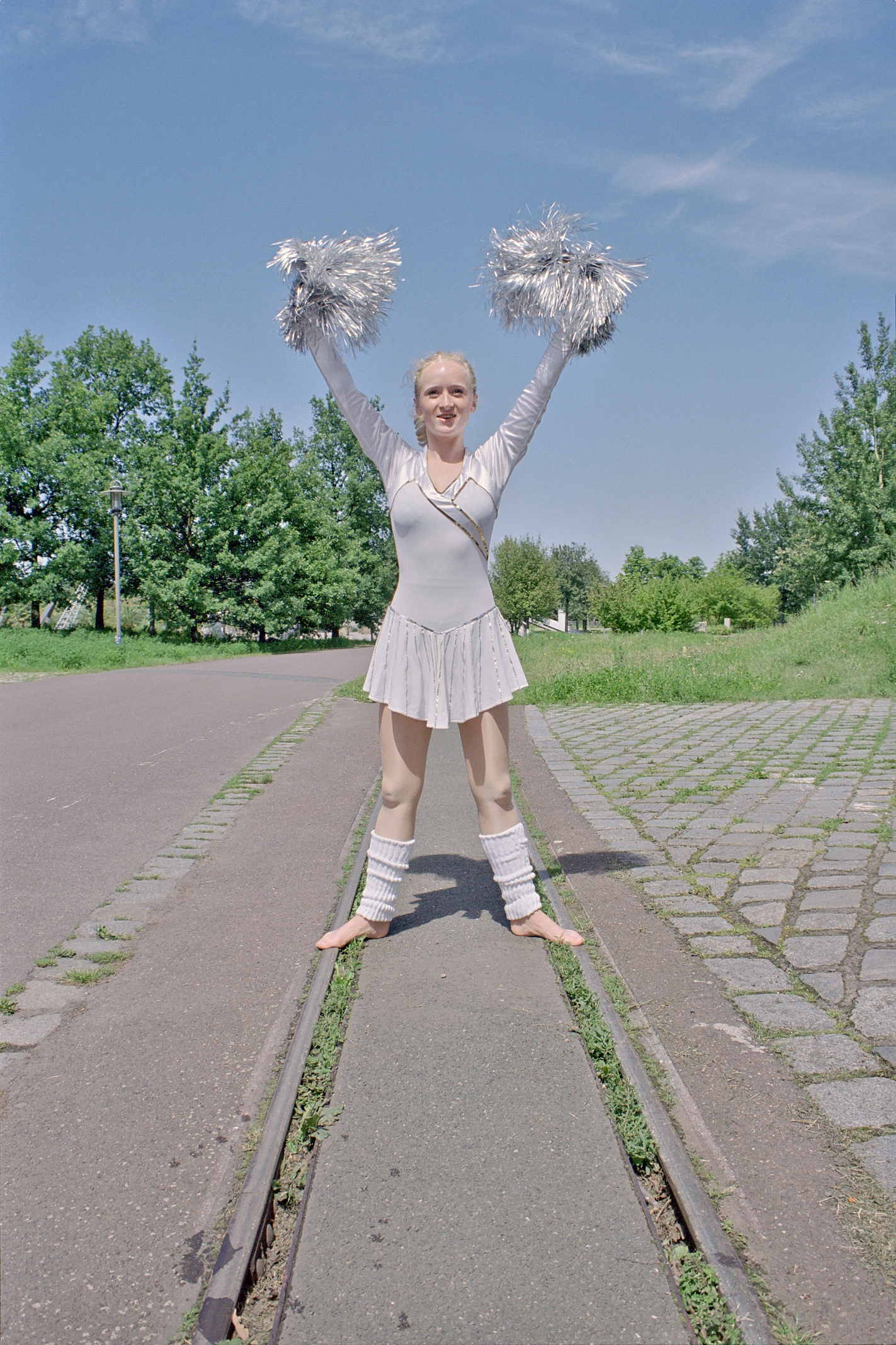 Britzer Garten, Parkbahngleise am Rohrbrunne