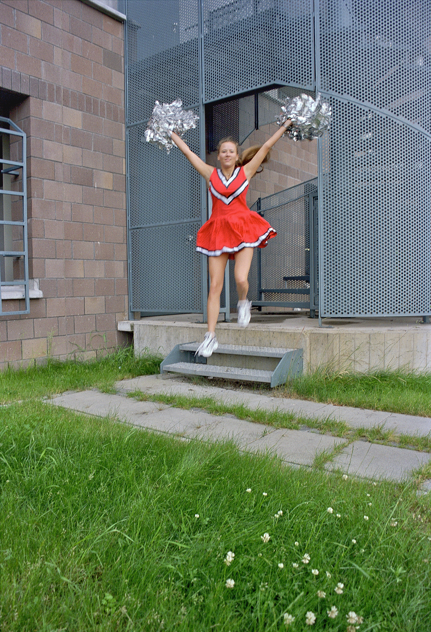 Flughafen-Bremen, Zugang zum Treppenhaus vom Parkhaus