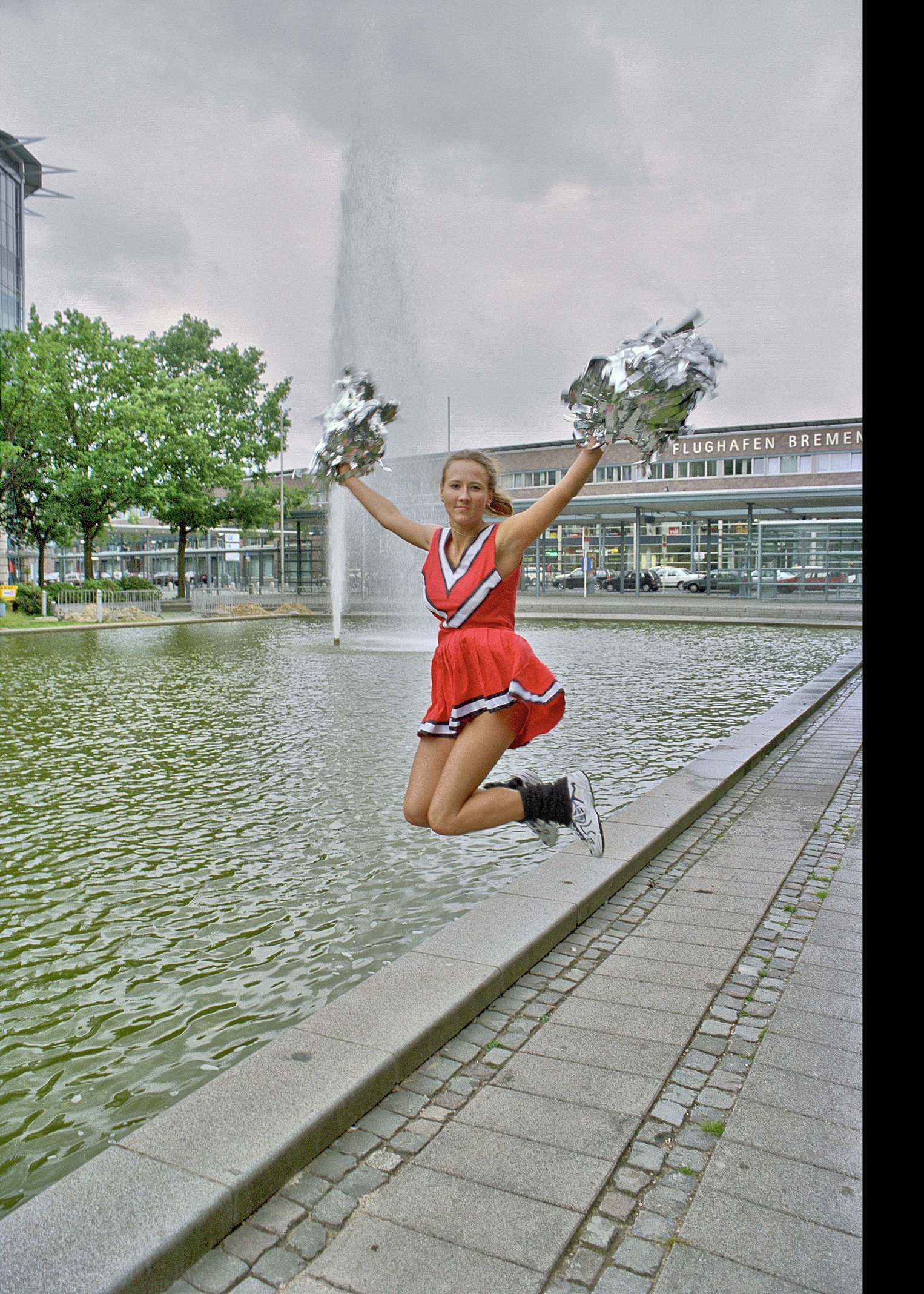 Flughafenpark Bremen, Sprung