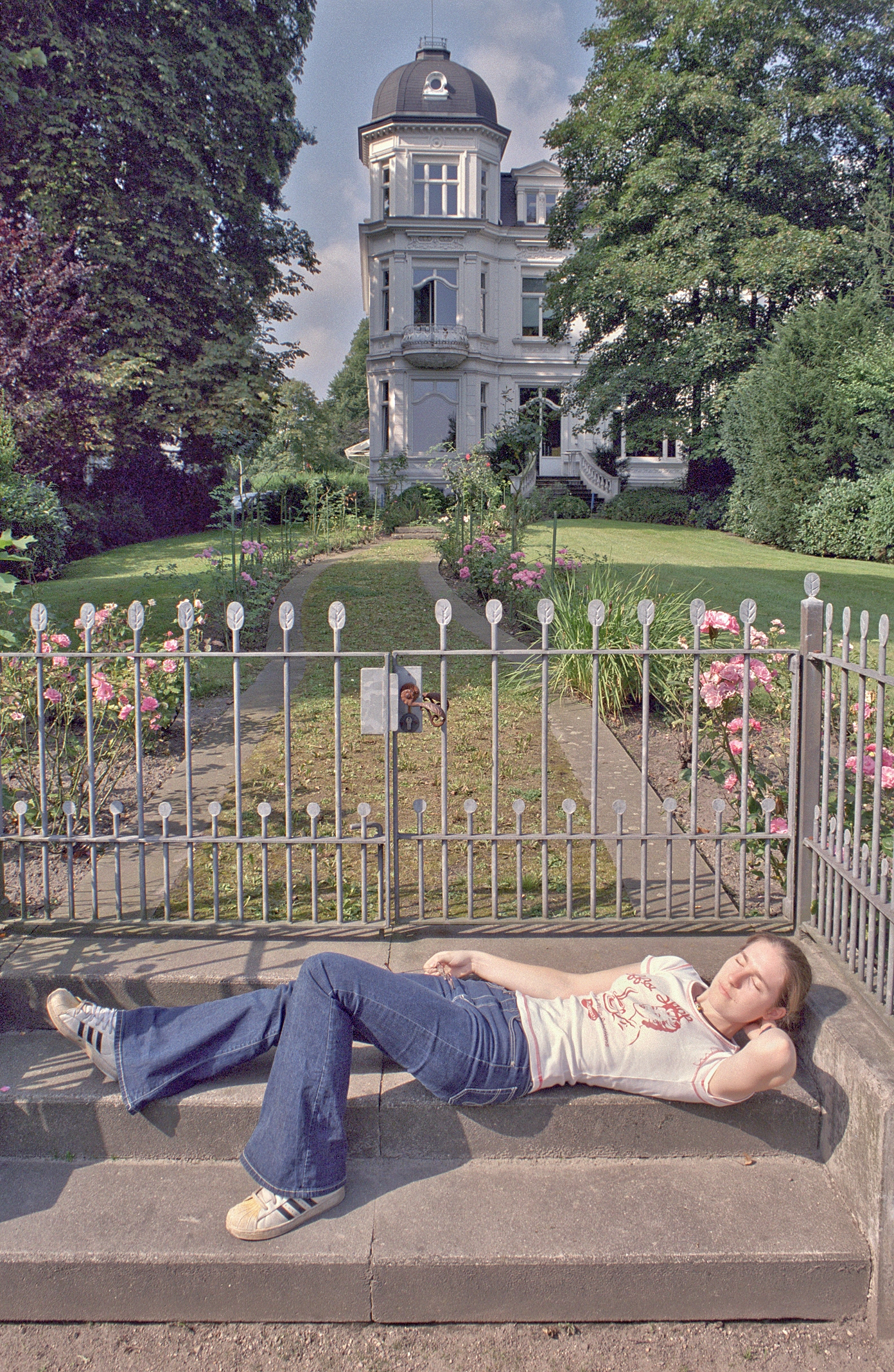 Hamburg, Aussenalster, Hoehe Sophienterrasse