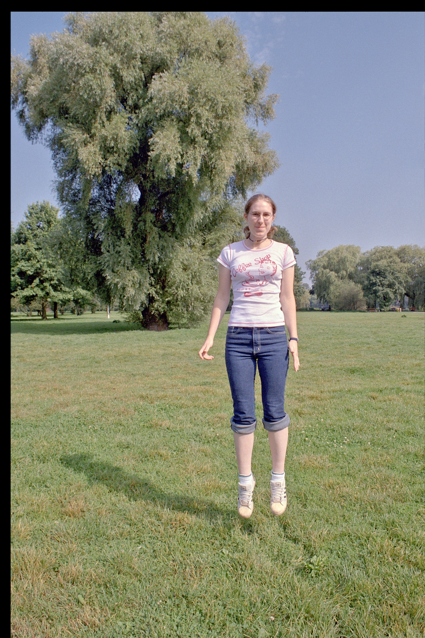 Parkwiese an der Alster, Sprung