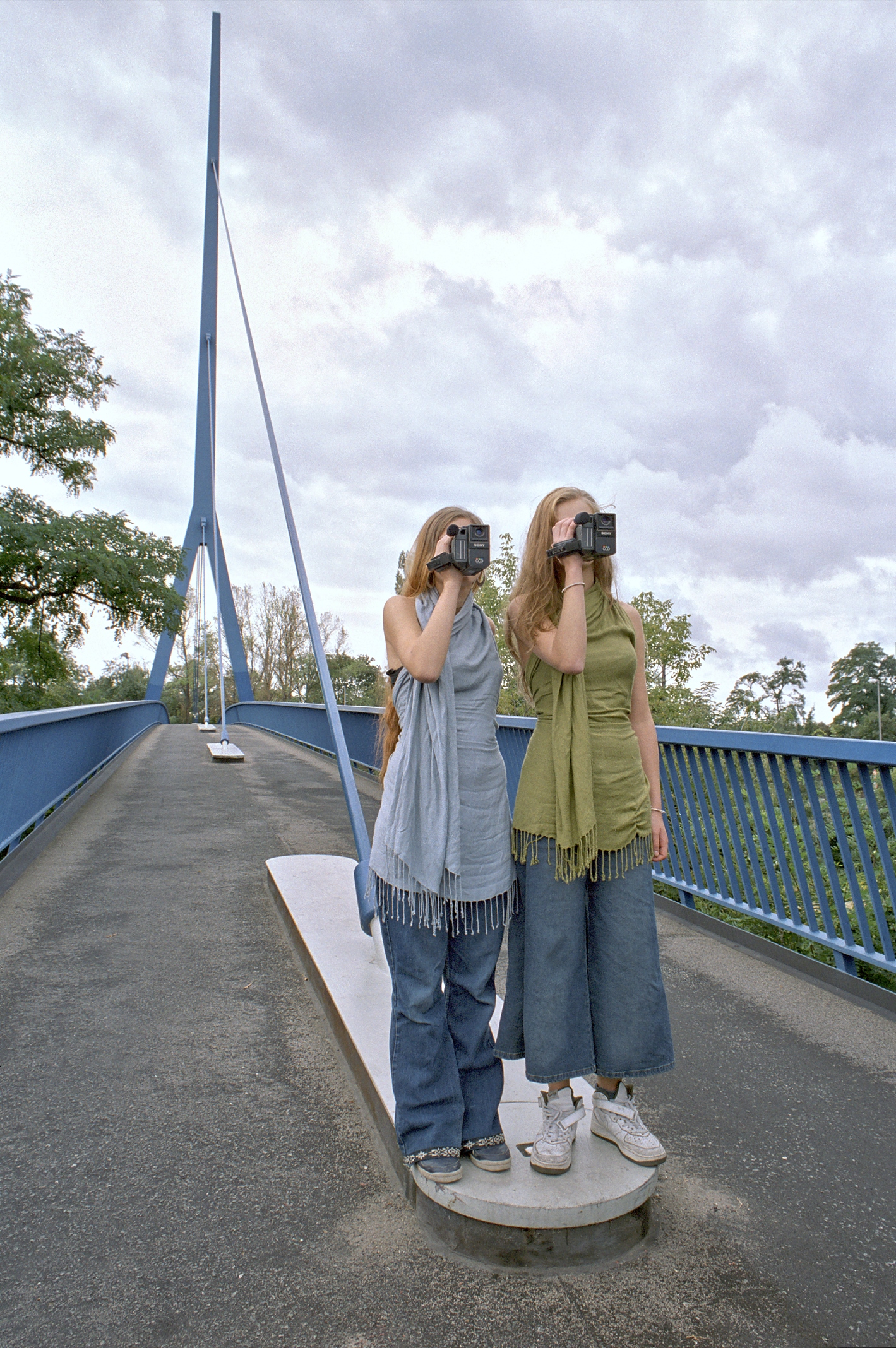 Fussg�ngerbr�cke 'Hoher Bogen', A100, 2CCDM8E