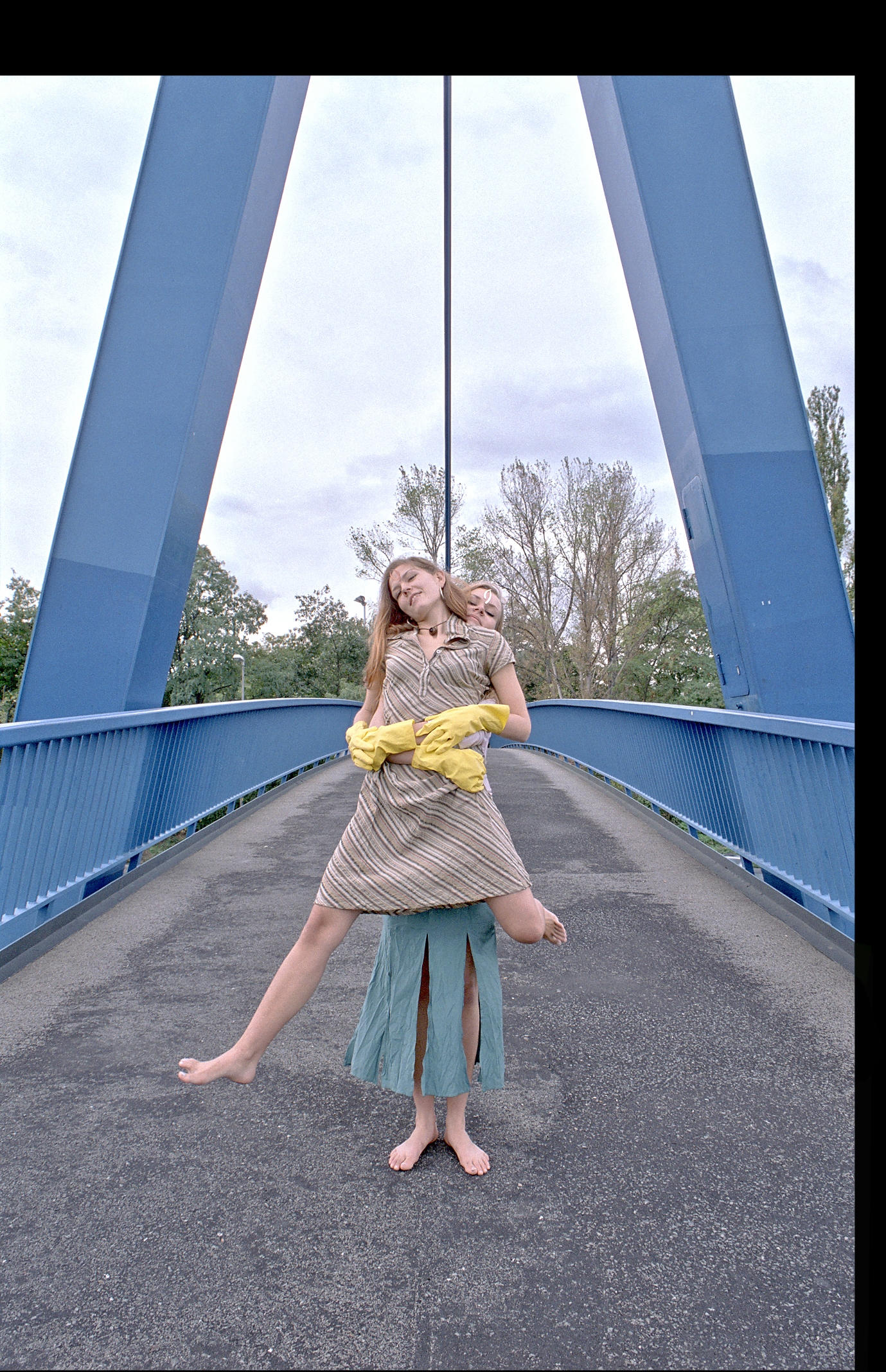 Hoher Bogen, A100, Br�ckenpfeiler