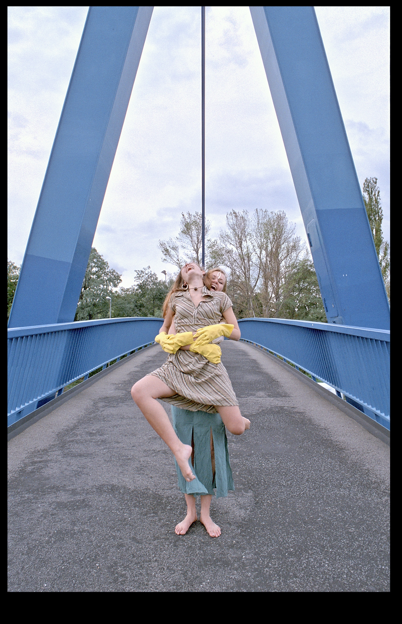 Hoher Bogen, A100, Br�ckenpfeiler