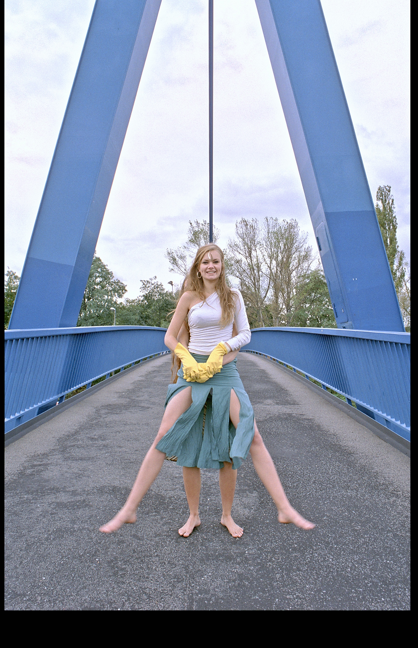 Hoher Bogen, A100, Br�ckenpfeiler