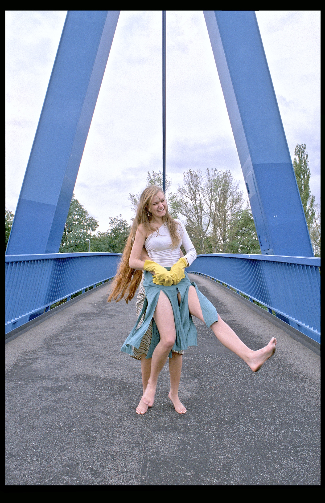 Hoher Bogen, A100, Br�ckenpfeiler