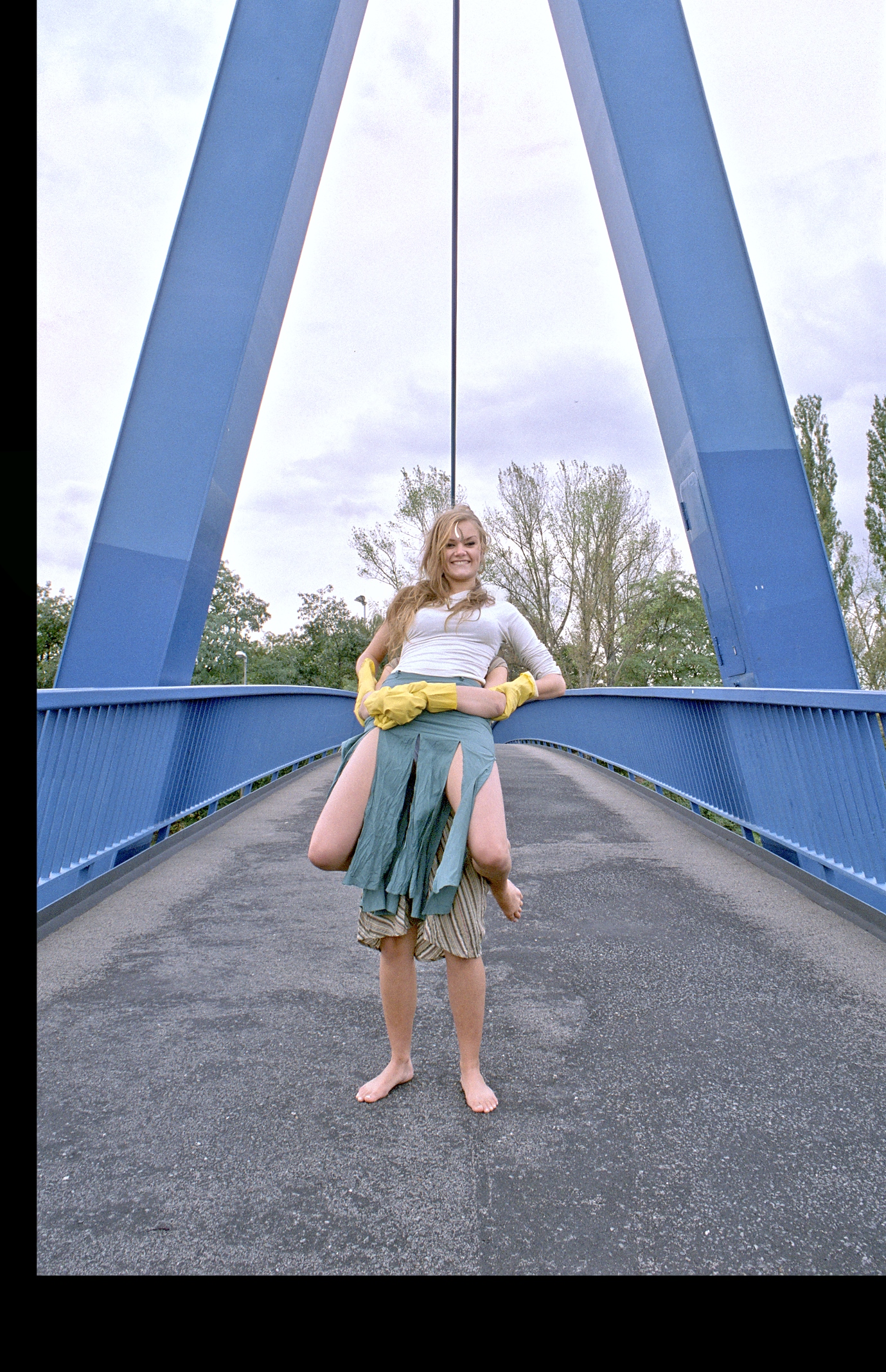 Hoher Bogen, A100, Br�ckenpfeiler