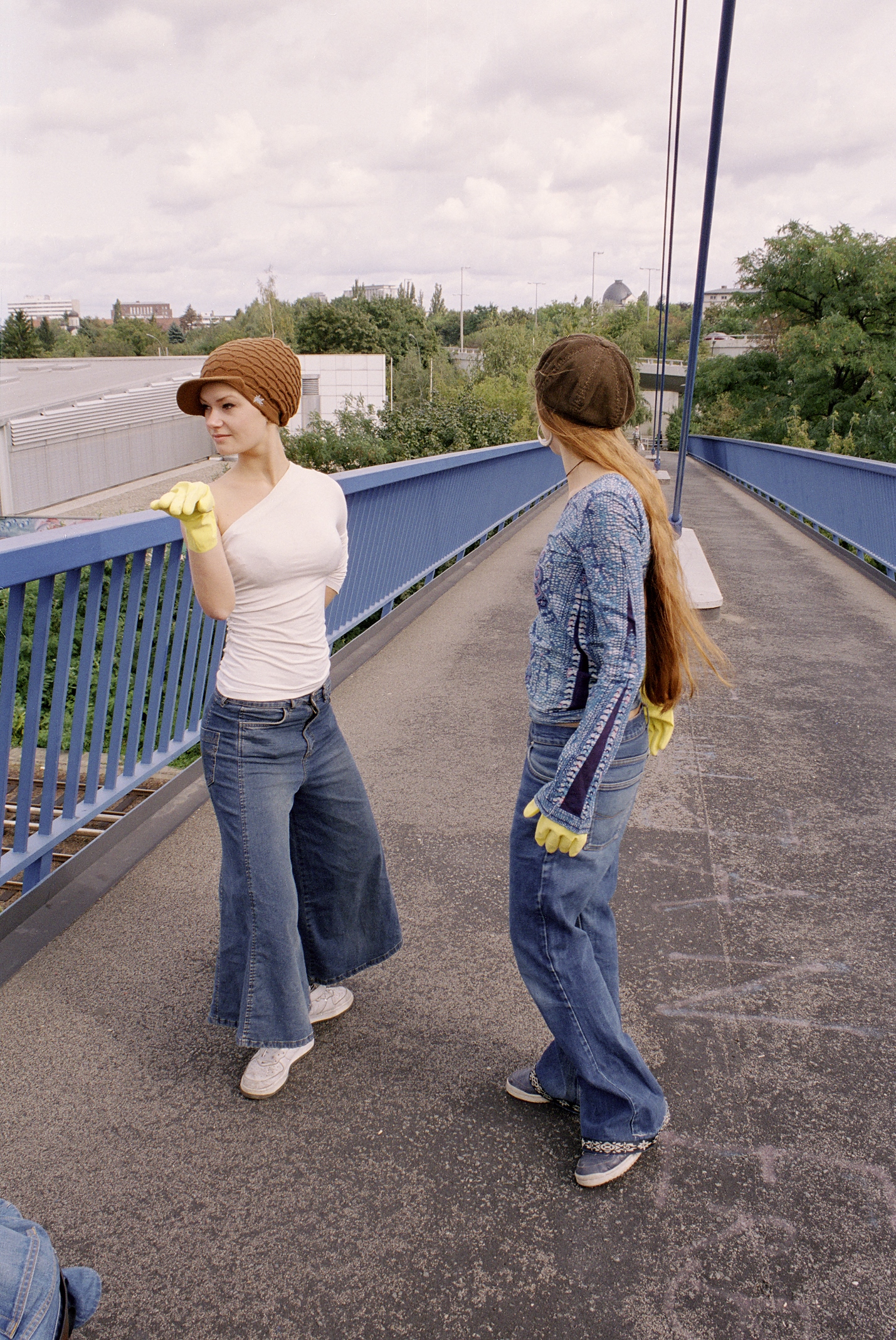 Fussgngerbrcke 'Hoher Bogen', A100