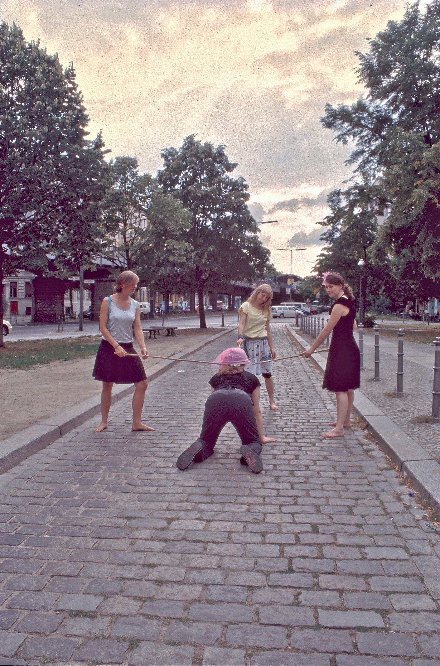 Skalitzer Strasse - Lausitzer Platz, Netzfang - Blickrichtung Innenstadt