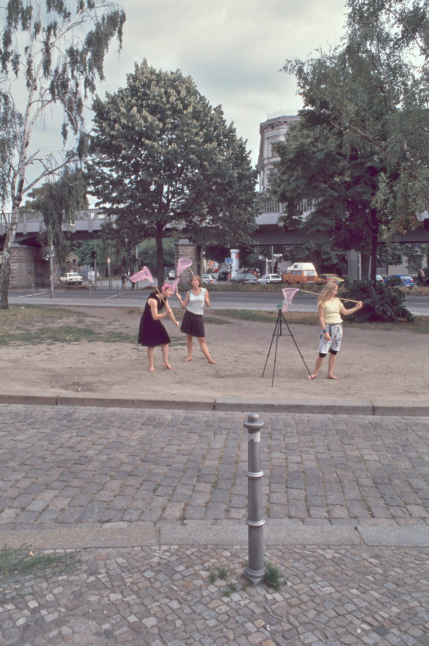 Skalitzer Strasse - Lausitzer Platz, Polizeihubschrauber keschen - Anschleichen