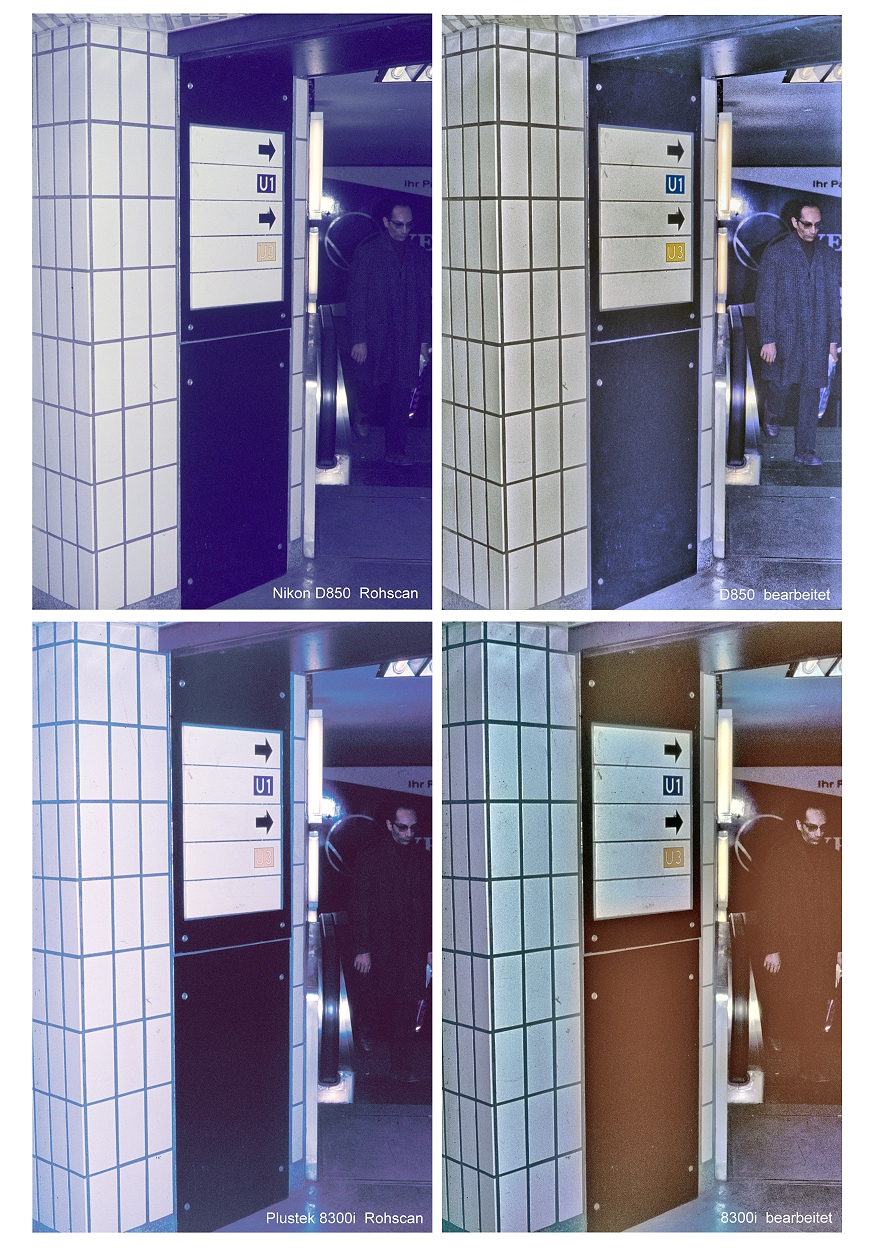 Bildvergleich Scanner vs D850