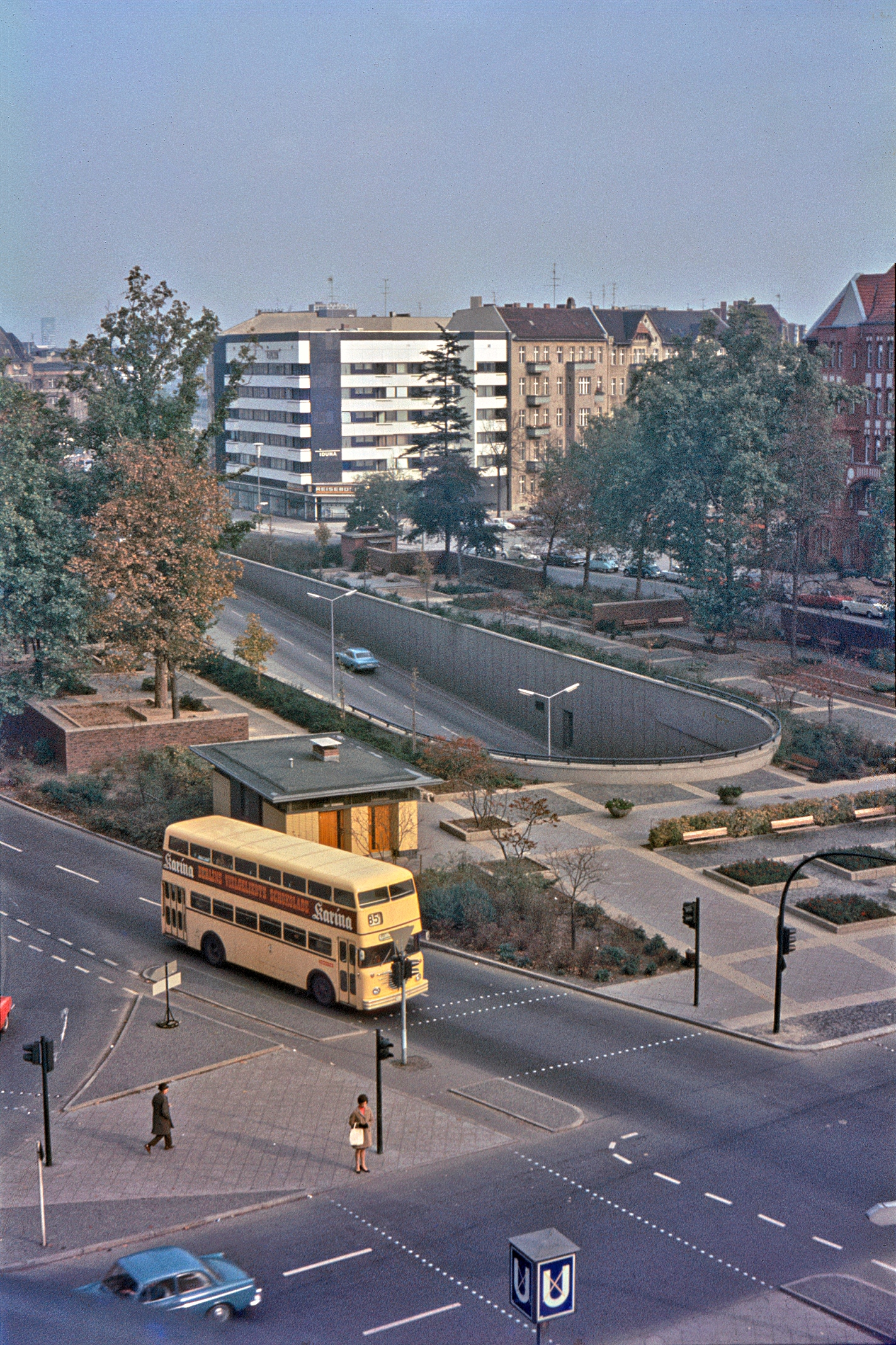 Berlin, Detmolder Strasse, Ecke Bundesplatz, Bundesallee, 60er-Jahre