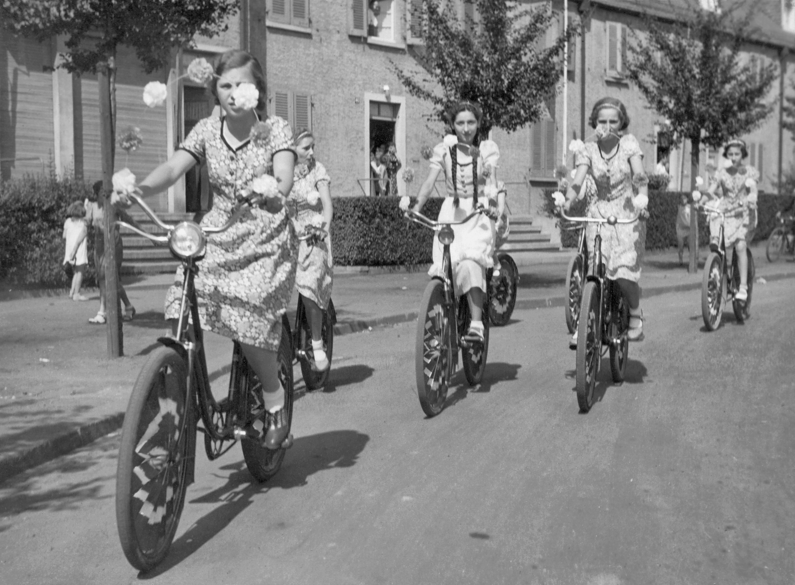 Fahrradparade, Kerb-Zug - 1937