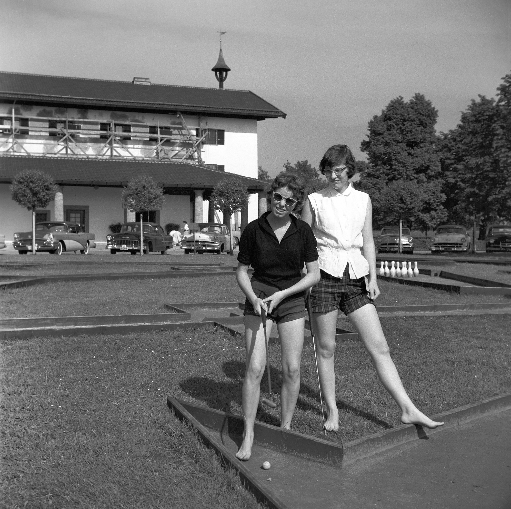 Minigolfanlage, 50er Jahre, Amerika
