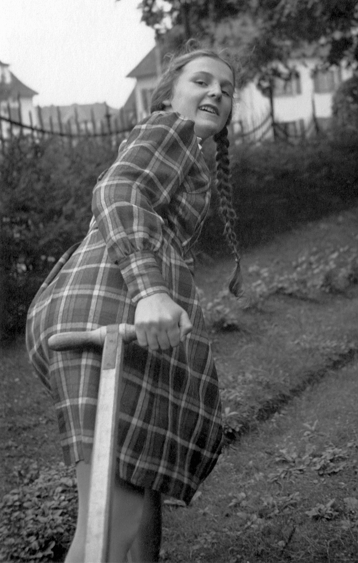 Bollerwagenziehen - Portrait von hinten