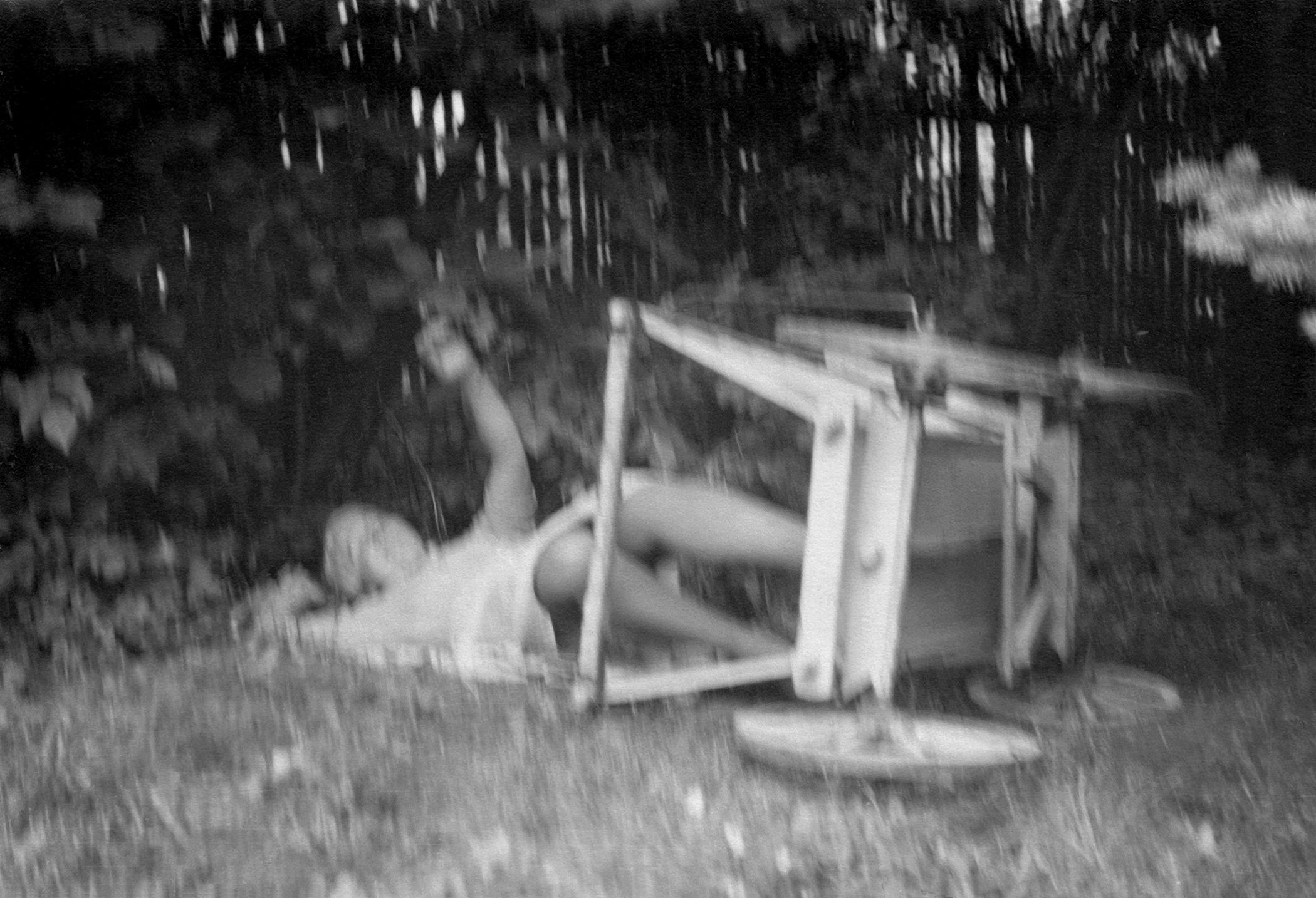 Bollerwagenziehen - Crash in den Bschen