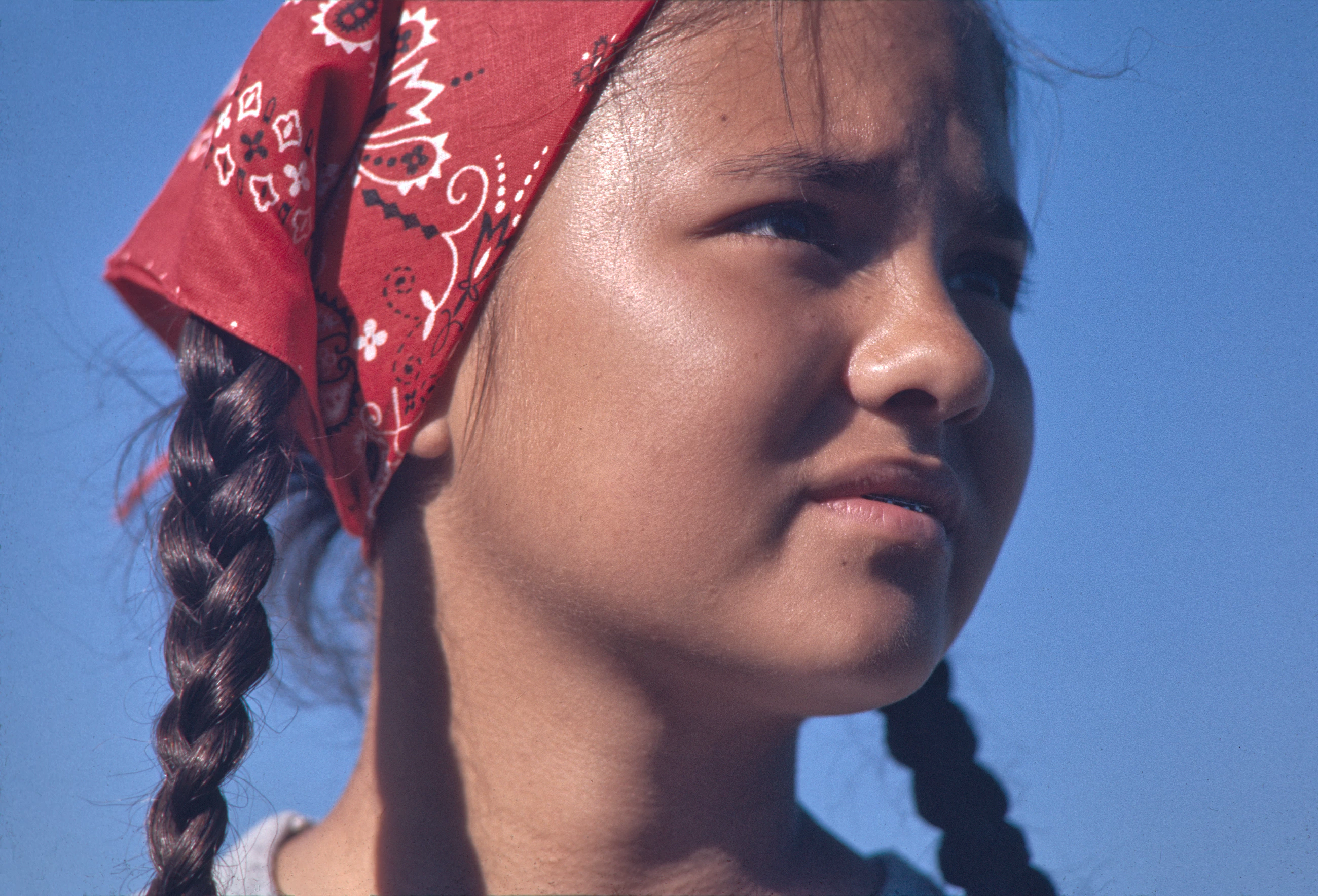 Zopfmaedel mit Bandana