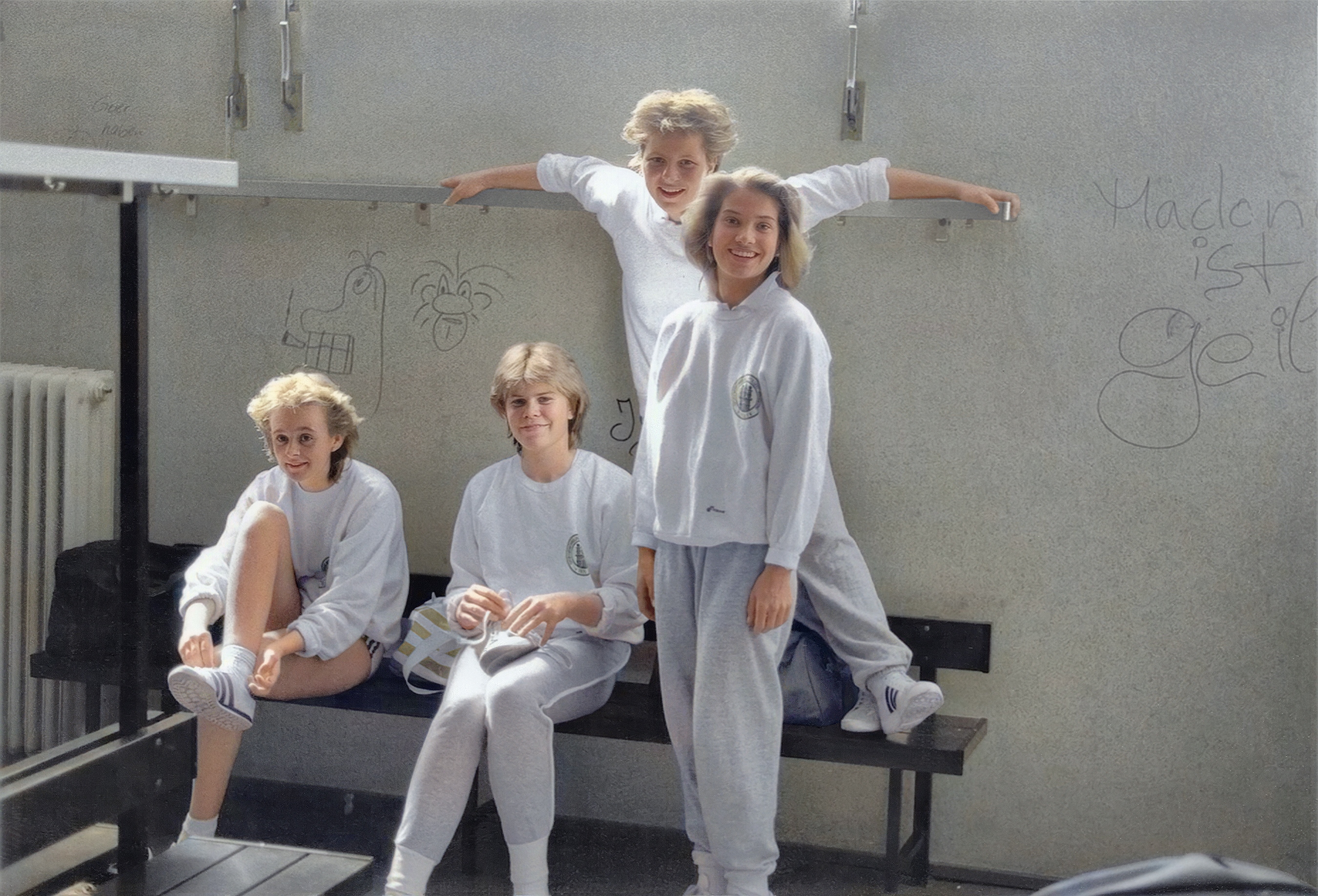 Geil im Umkleideraum, 1980er