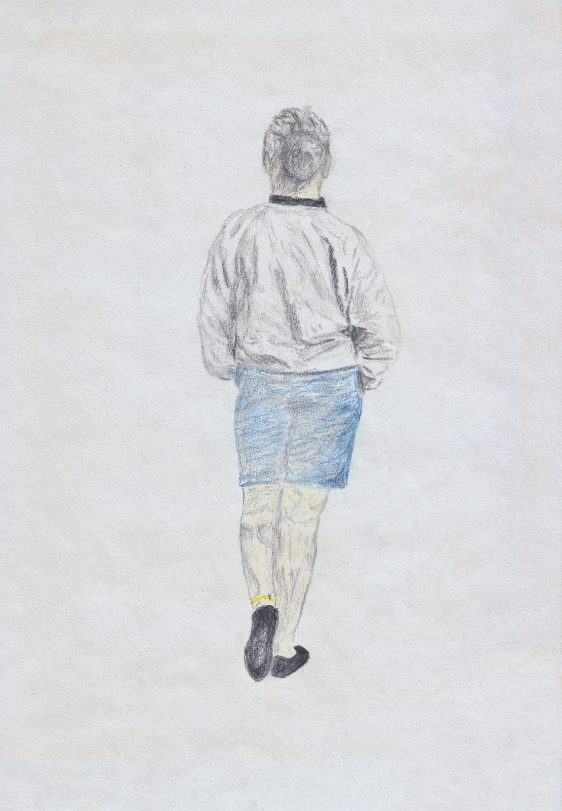 Schulhof, Pausenhofszene Schule an der Lothringer Strasse, 1989