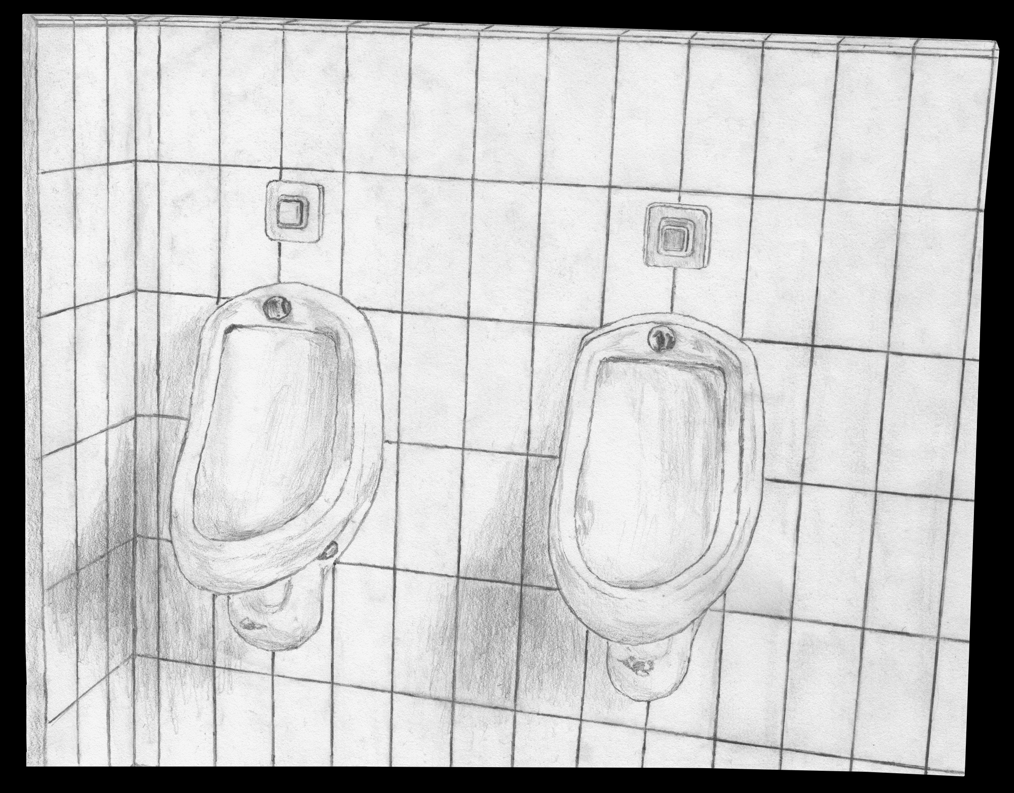  Schule an der Lothringer Strasse, 1989, zwei Klos